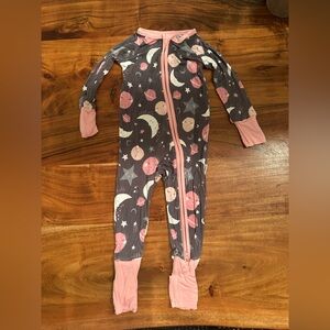 Little Sleepies To The Moon & Back footie